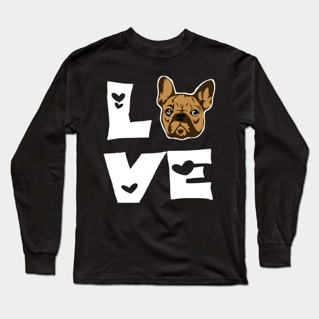 French Bulldog Funny Frenchie Mom Women Gift Long Sleeve T-Shirt by Bezra